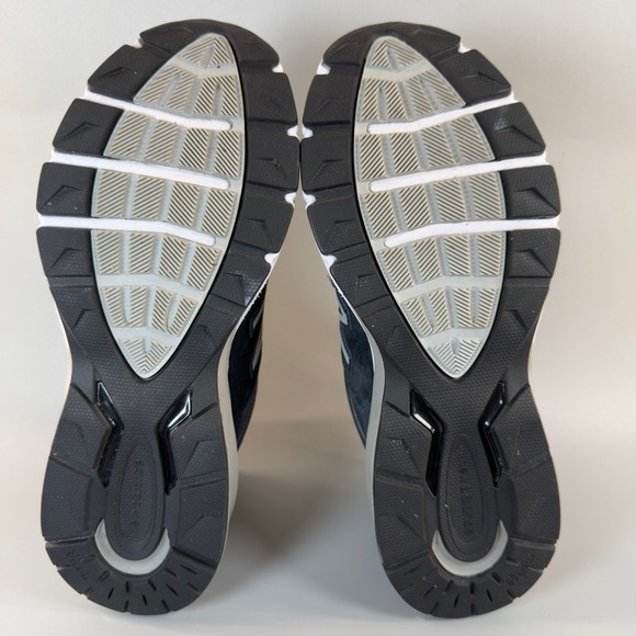 New Balance 990v5 Womens 8.5 8 1/2 B Sneaker Blue USA Made Mesh Suede Dad Shoes - Picture 15 of 16